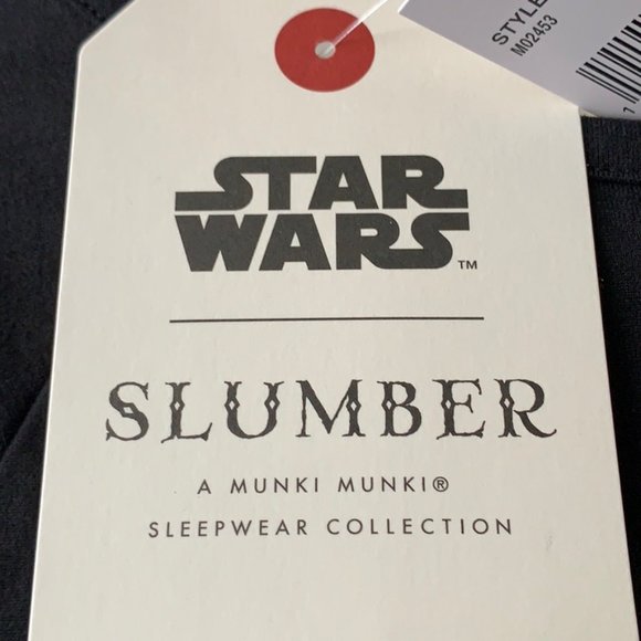 MUNKI MUNKI Star Wars Dark Vader Sleep Dress Sz L - Picture 5 of 5